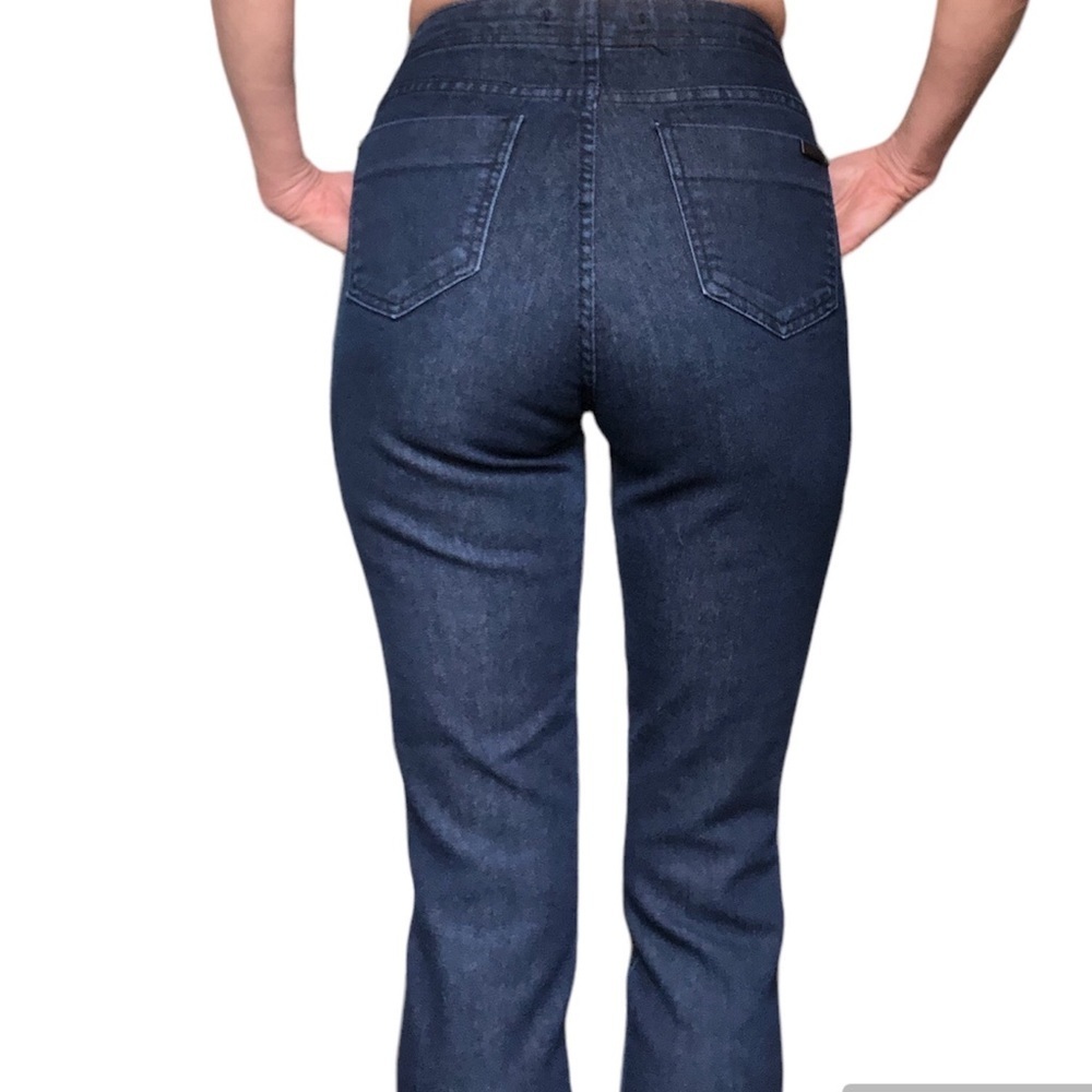 Yessica high waist skinny jeans metal button up on both  side